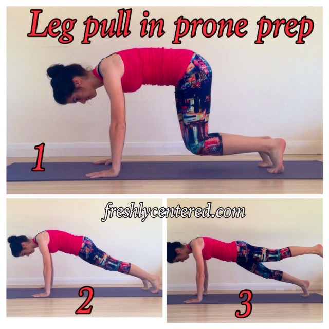 Practise: Leg pull in prone prep