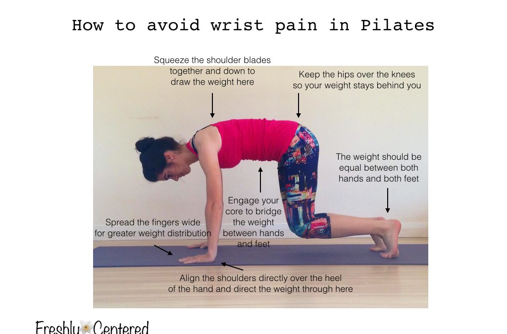 How to avoid wrist pain in Pilates - Freshly Centered