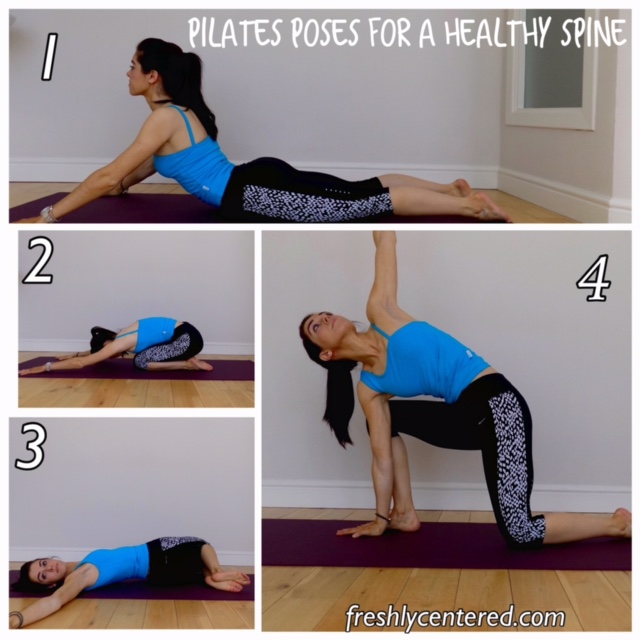 Pilates poses for a healthy spine