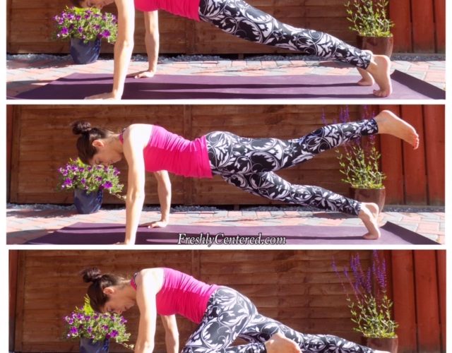 High plank sequence