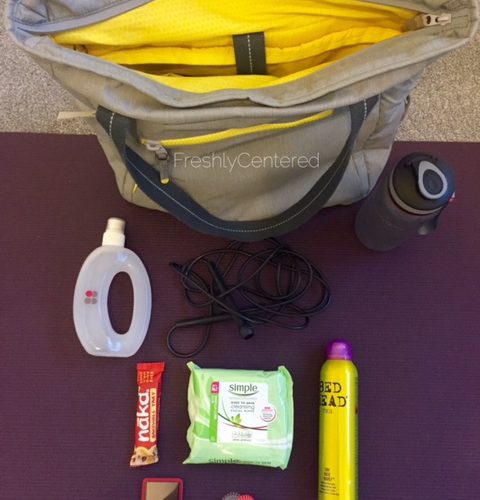 Workout bag essentials
