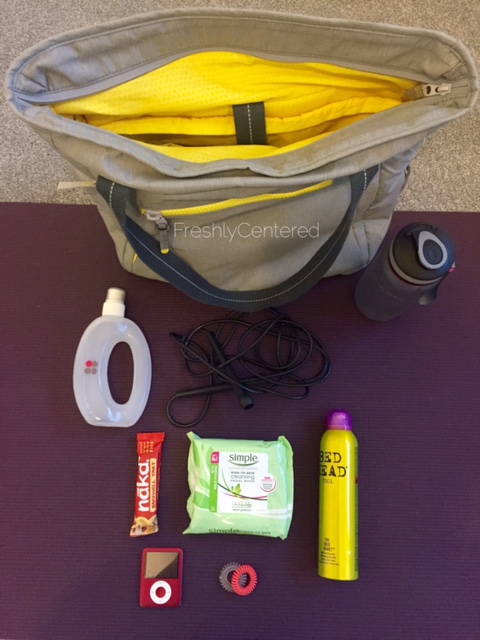 Workout bag essentials