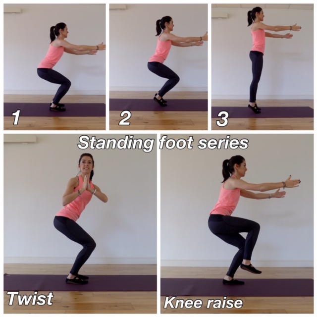 Standing pilates workout