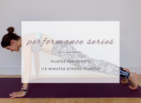 Pilates for Sport (free workout!)