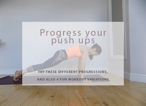 Progress your push ups