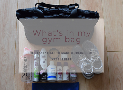 What’s in my gym bag