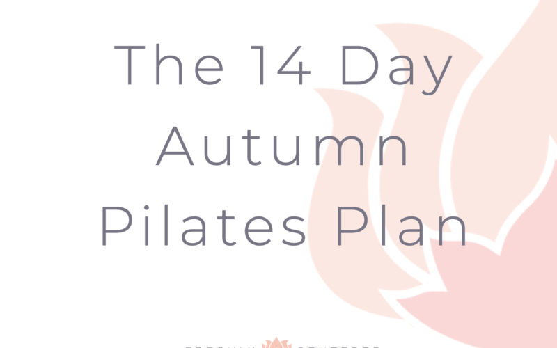 14 day Autumn Pilates Plan