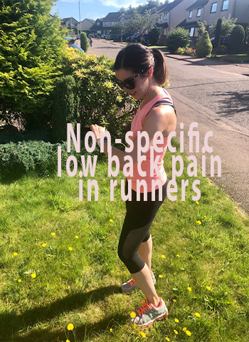 Low back pain in runners