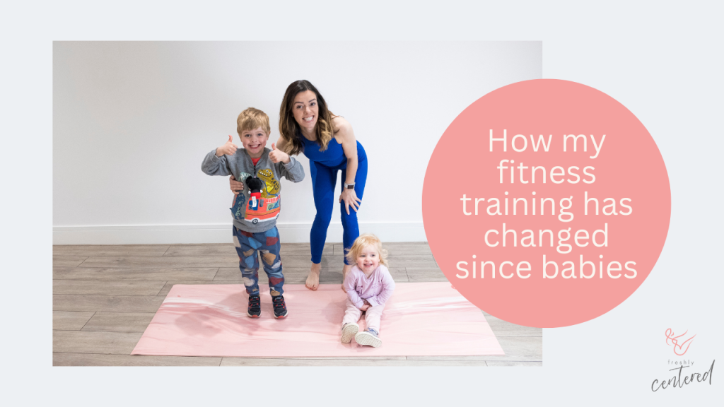 Fitness training since having babies